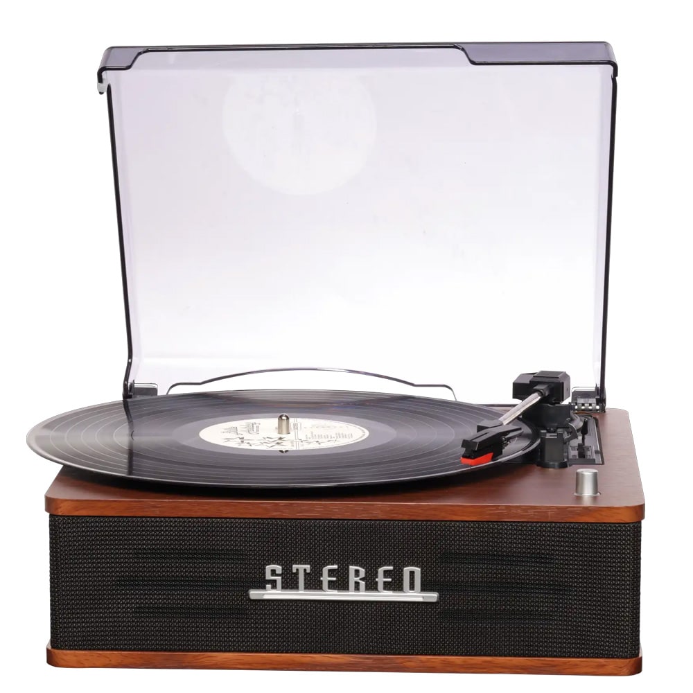 Denver Bluetooth-levysoitin – retrodesign, 33/45/78 RPM, sisäänrakennetut kaiuttimet