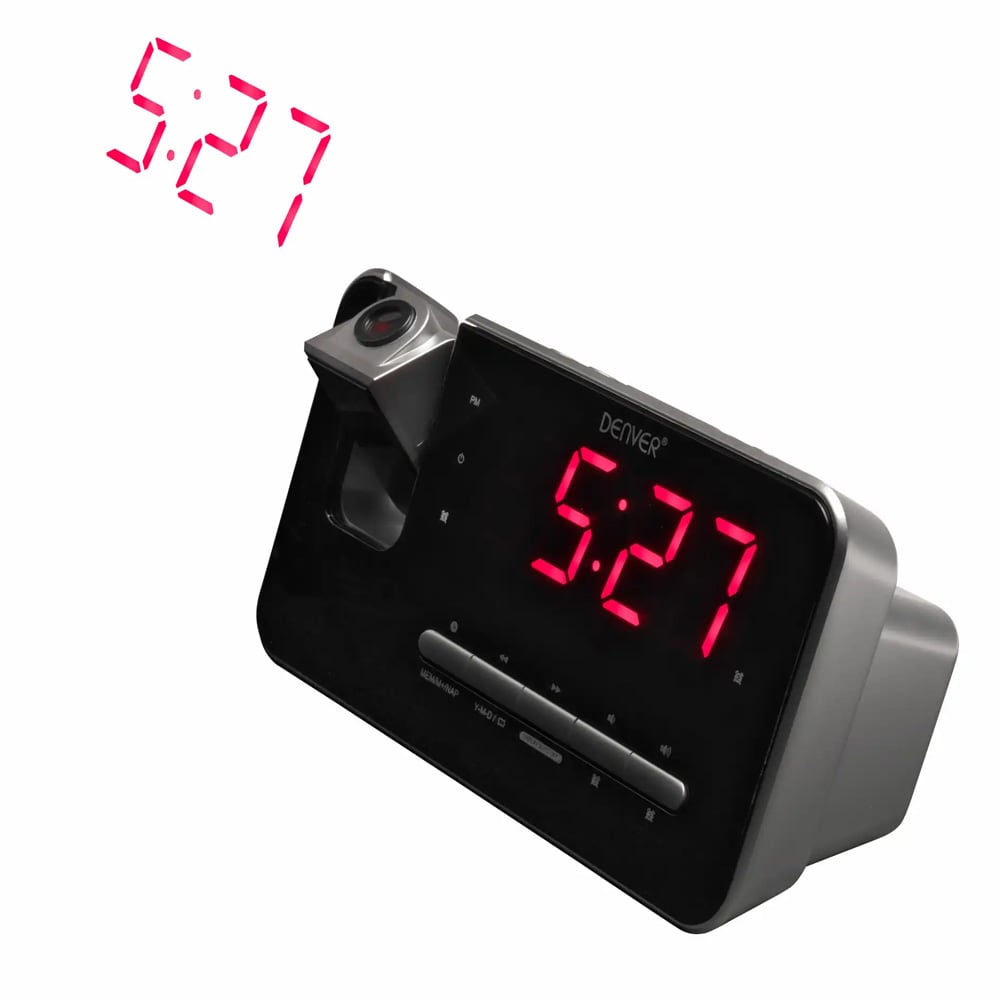 Denver herätyskello Bluetoothilla – 15 W langaton lataus, FM-radio ja 2×5 W kaiuttimet