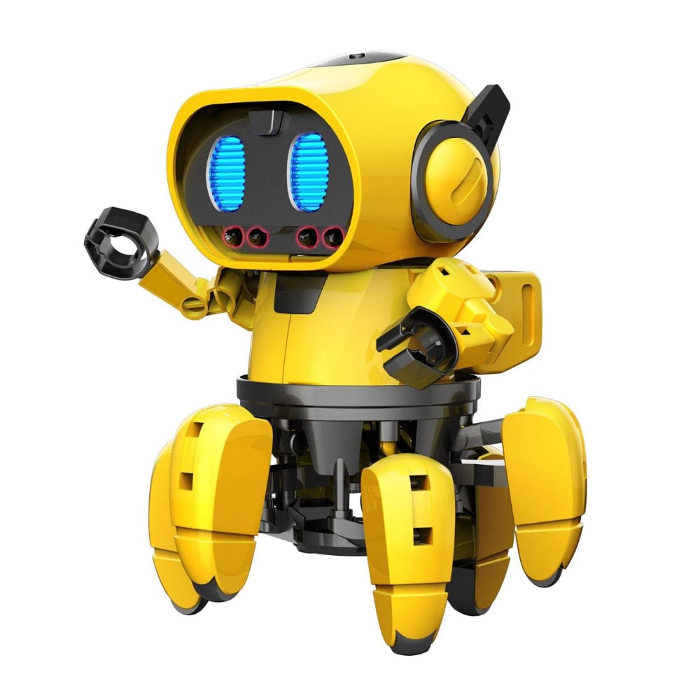 Tobbie älykäs robotti – 114-osainen STEM-rakennussarja sensoreilla ja kahdella tilalla