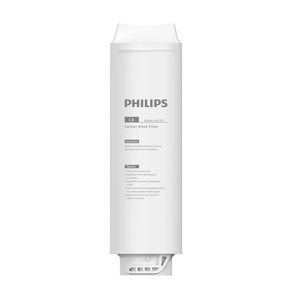 Philips AUT811/10 vedensuodatin jossa on aktiivihiiltä