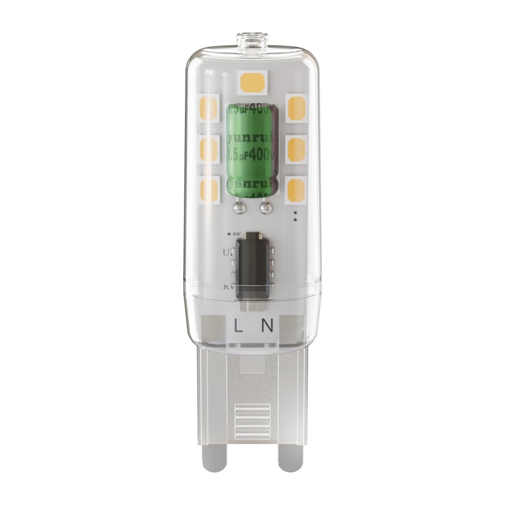LED-lamppu G9 2.2W 200lm 3000K