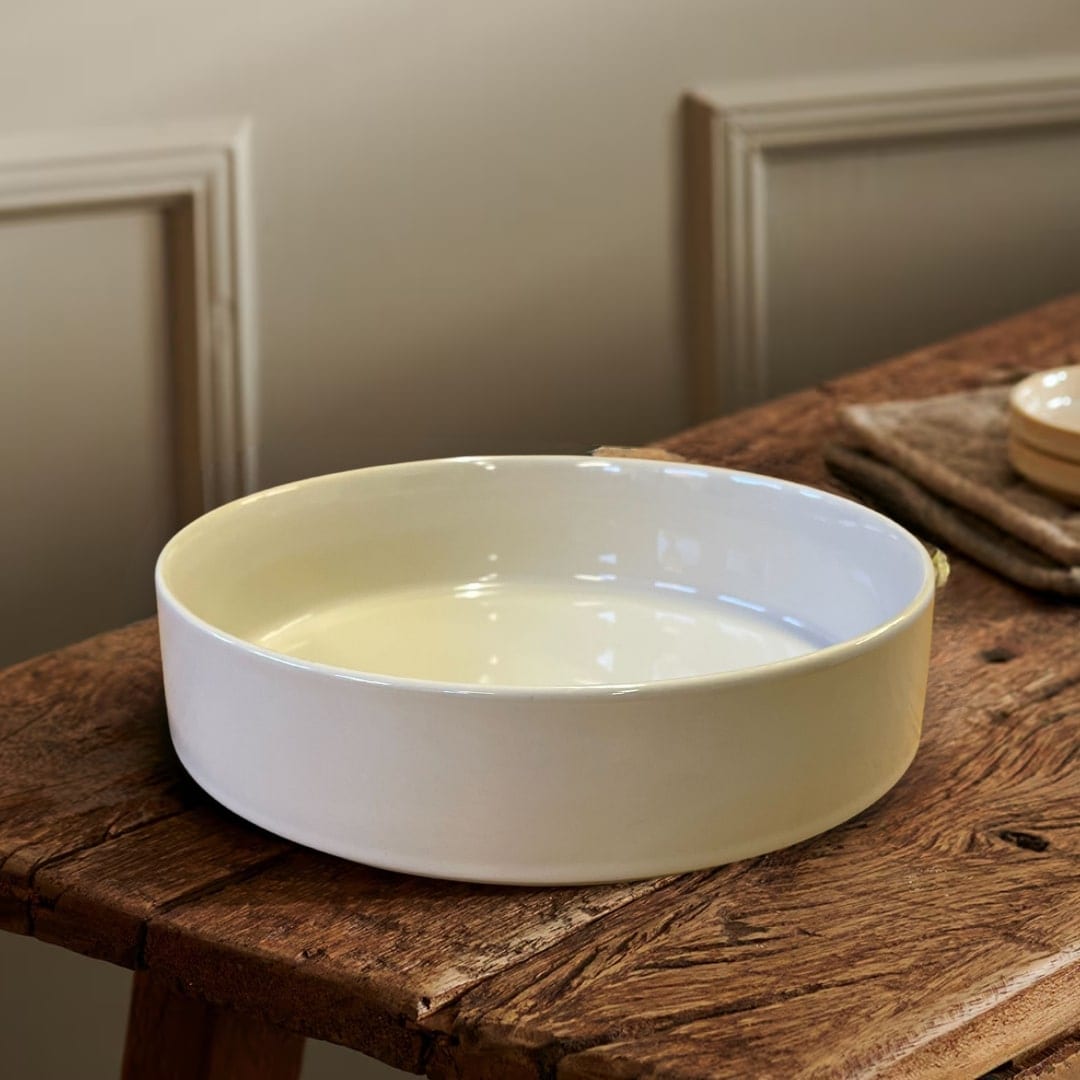 Mineraali hiekka keraaminen salaattikulho 26cm