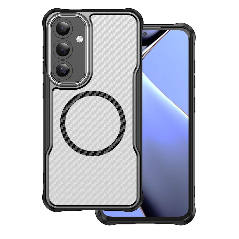 MagSafe-yhteensopiva takakuori Samsung Galaxy S25:lle – musta