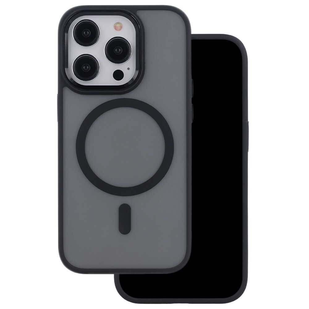 Himmeäpintainen MagSafe-suojakuori iPhone 17 Pro Max – Musta