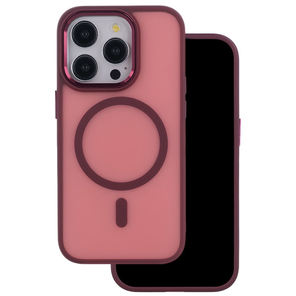 Himmeäpintainen MagSafe-suojakuori iPhone 17 Pro – punainen