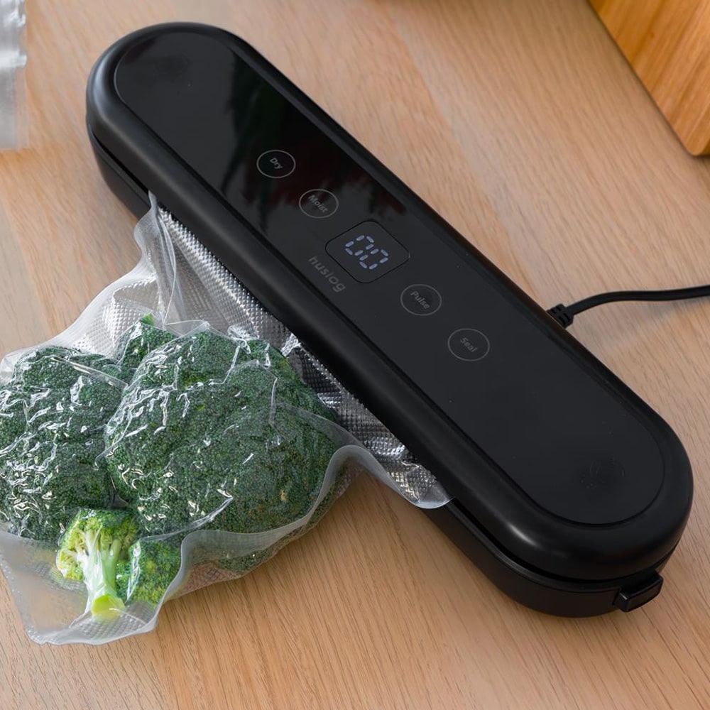 Huslog tyhjiöpakkauslaite LCD-näytöllä ja kolmella tilalla