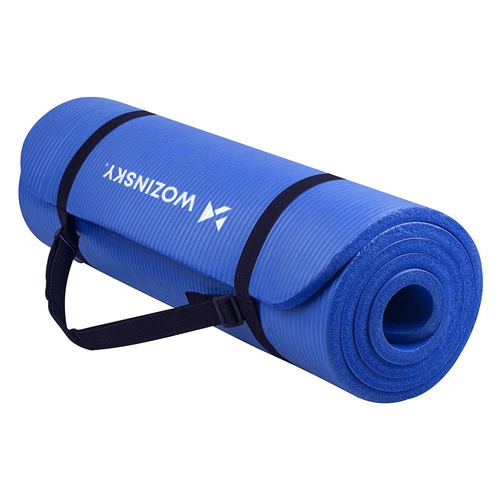 Wozinsky Joogamatto 181 x 63 x 0,9 cm - Sininen