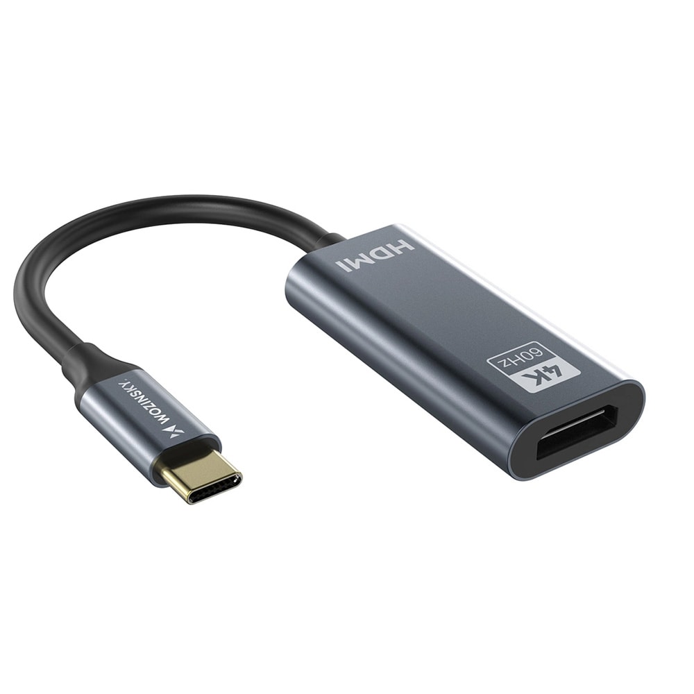 Wozinsky HDMI-sovitin USB-C HDMI 4K 60Hz - Svart