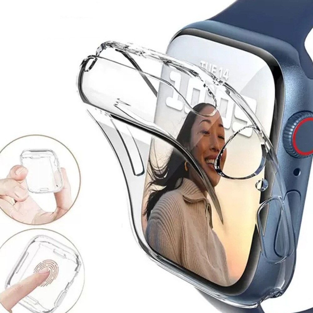 Suojakuori Apple Watch 42 mm:lle (Series 10) – läpinäkyvä