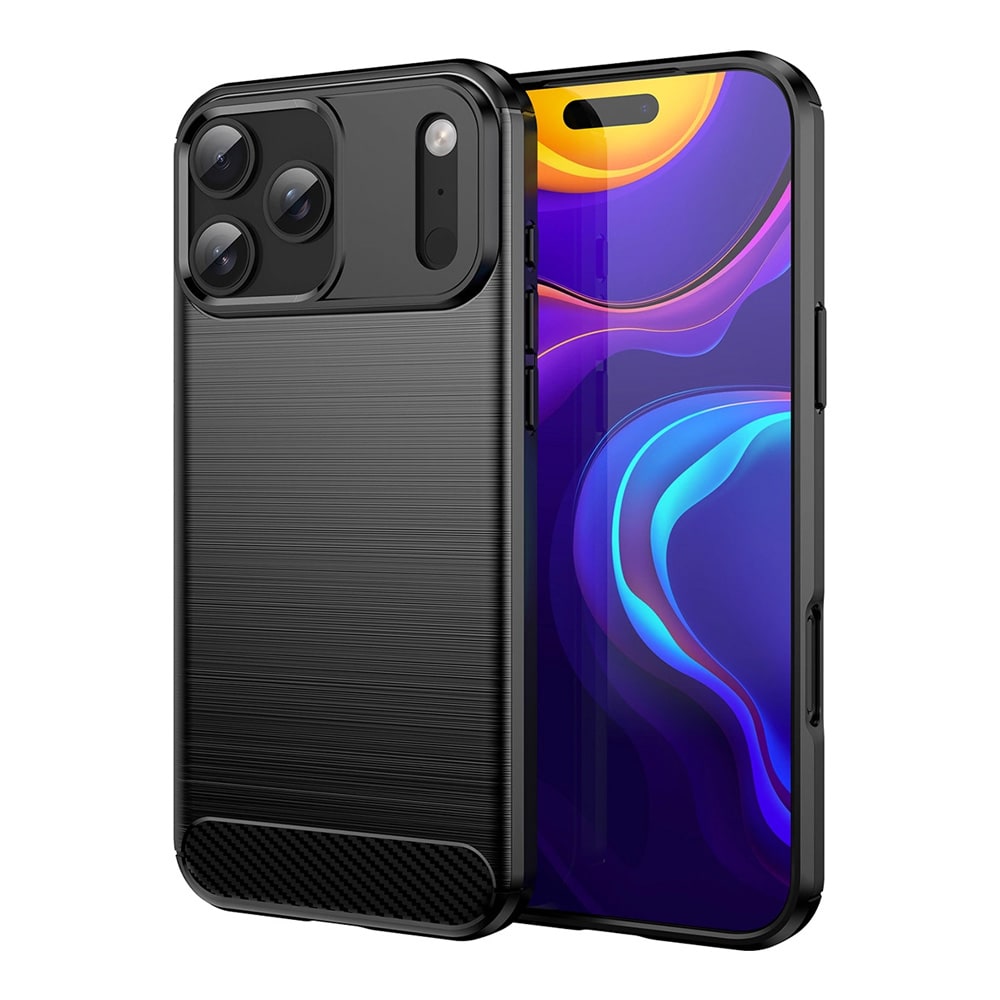 Musta takakuori iPhone 17 Pro -malliin