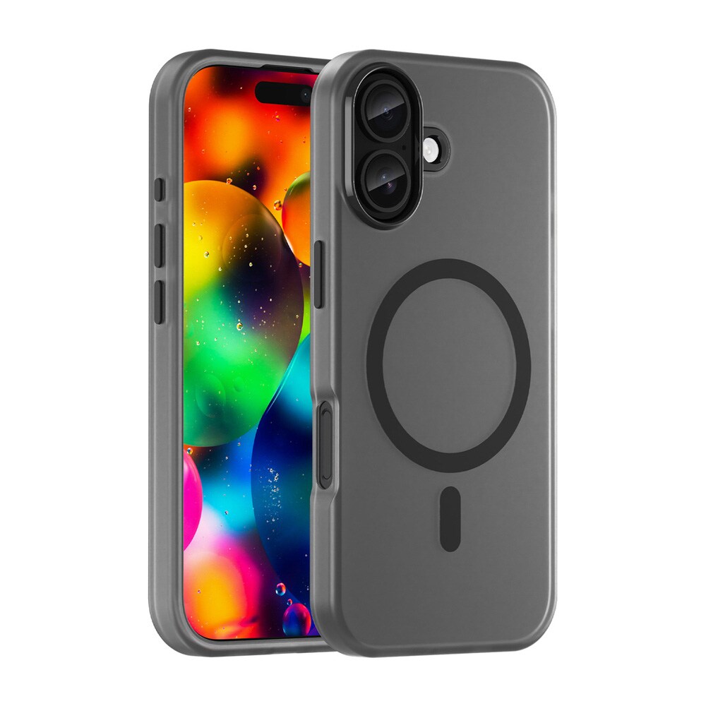 MagSafe-yhteensopiva takakuori iPhone 17:lle – mattamusta