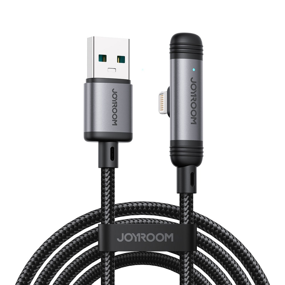 Joyroom EnjoyX-sarjan USB-kaapeli USB-Lightning 3A 1.2m - Svart
