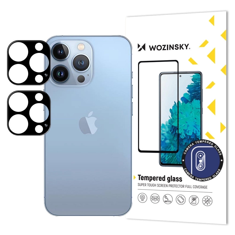 Wozinsky Kameran suojus iPhone 17 Air 2-pack - Svart