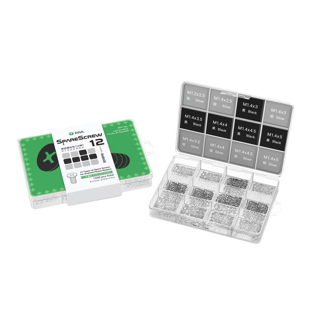 Laatikko ruuveja älypuhelimiin 1200 kpl