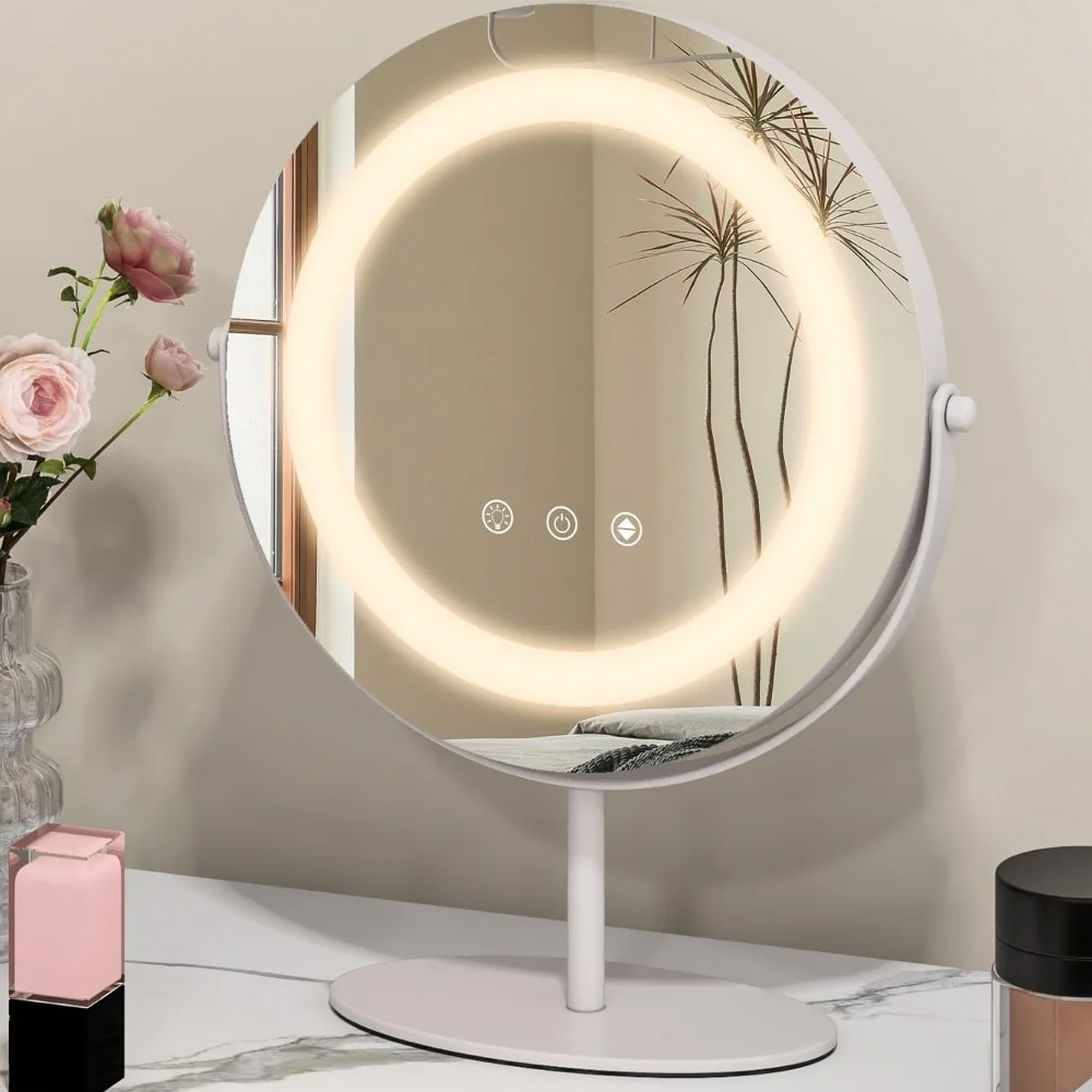 Meikkipeili LED-valolla – 25 cm