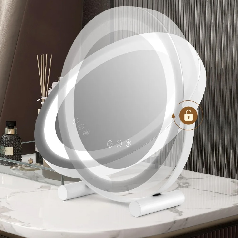 Meikkipeili LED-valolla – 30 cm