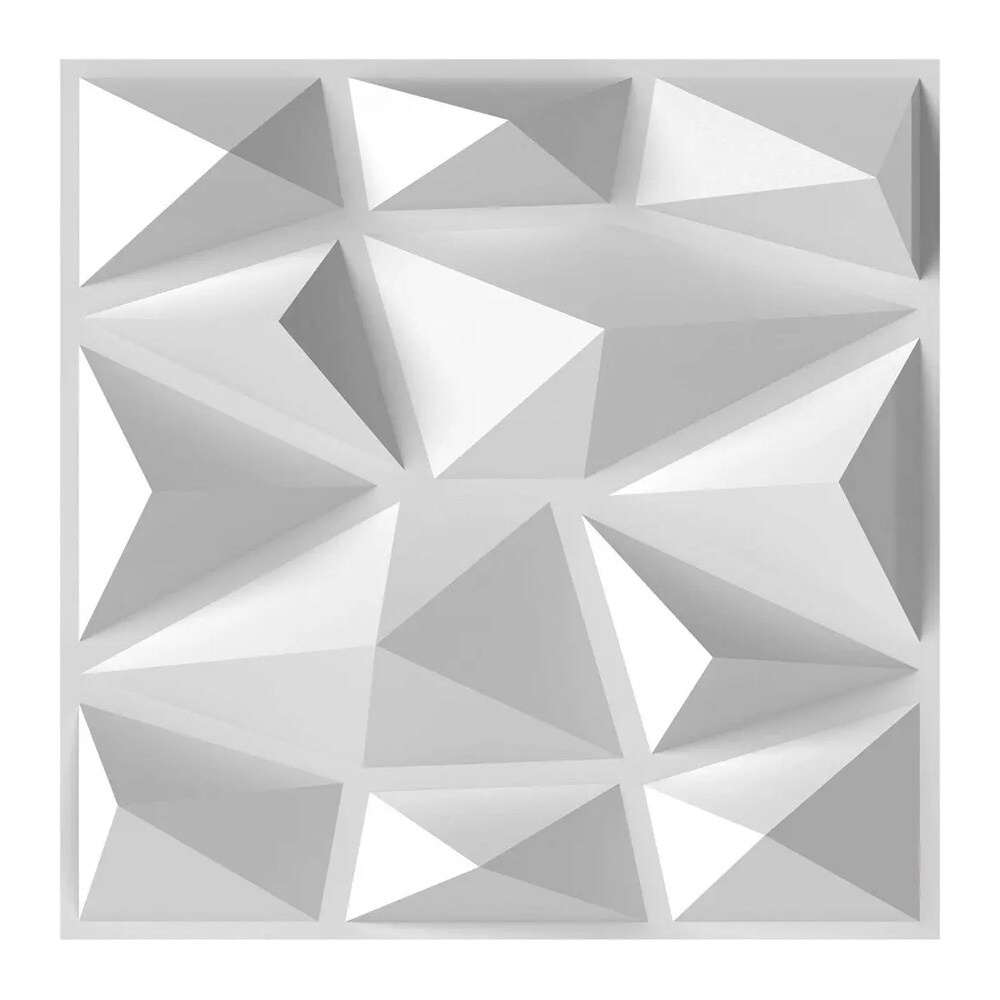3D-seinäpaneelit timanttikuvioinnilla – 50 kpl, 4,5 m²