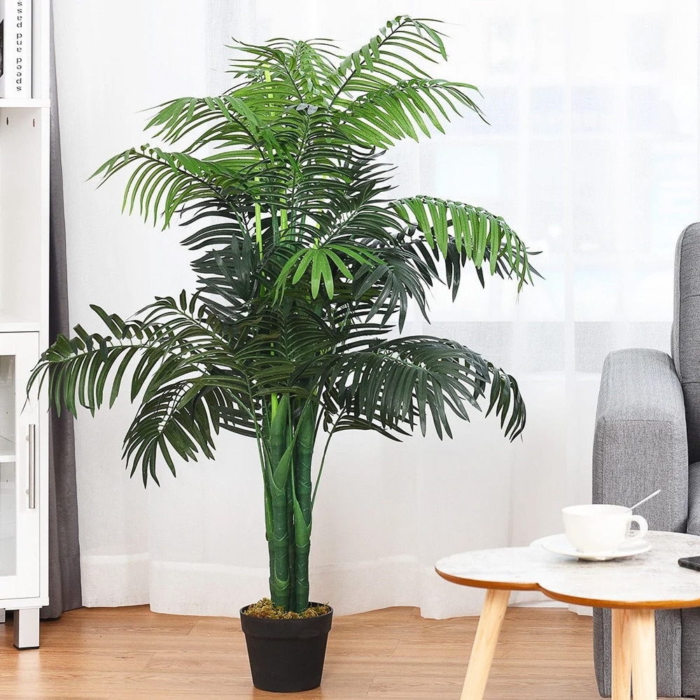 Keinotekoinen Areca-palmu 110 cm korissa
