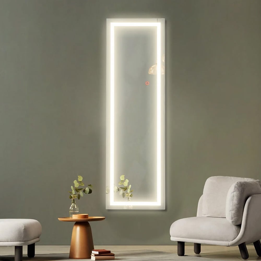 Kokovartalopeili 37x120 cm LED-valaistuksella