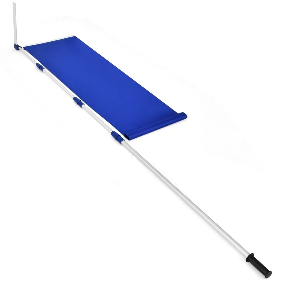 Lumiharava teleskooppikahvalla katolle