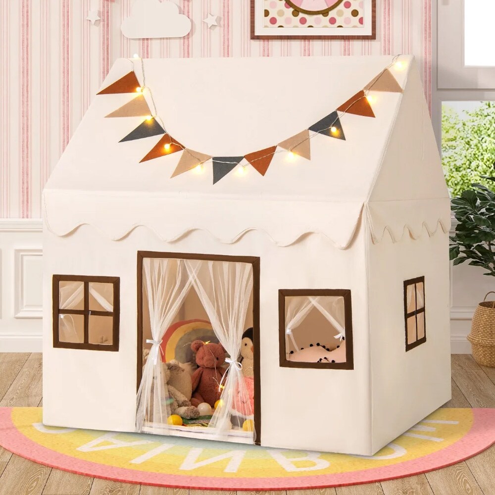 Leikkiteltta LED-valaistuksella - maaginen leikkihuone lapsille