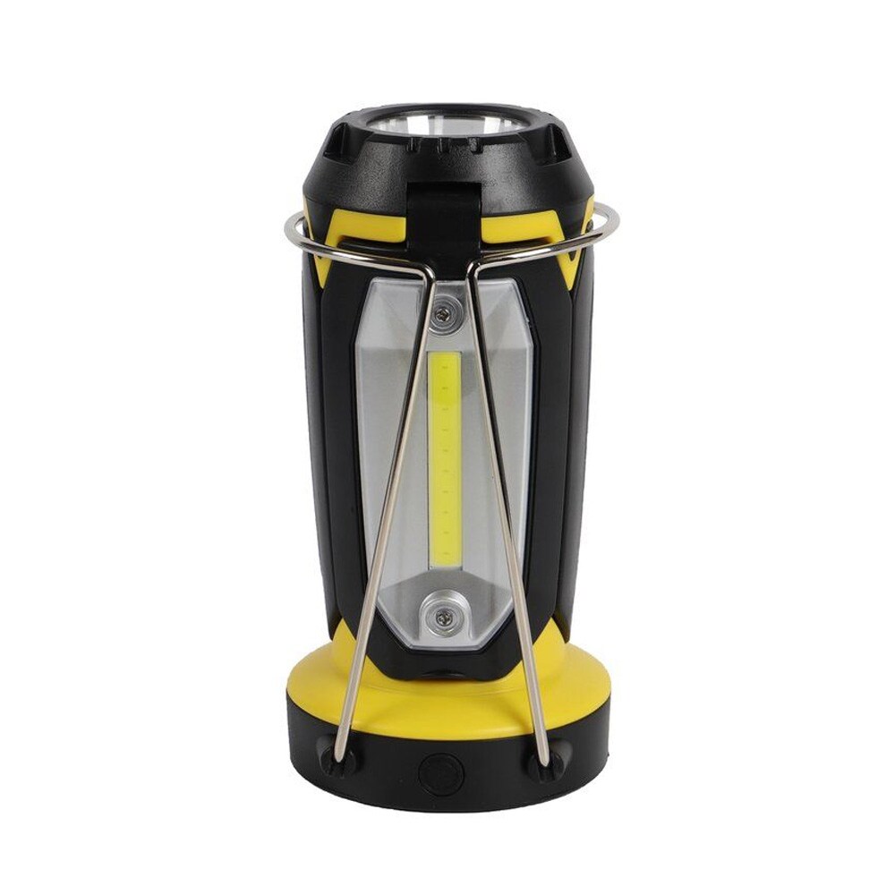 Säädettävä retkeilyvalo, jossa on LED, COB ja USB-lataustoiminto