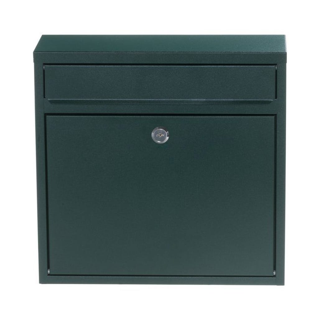Tarmo Kirjelaatikko lukolla 32x31x11cm - Vihreä