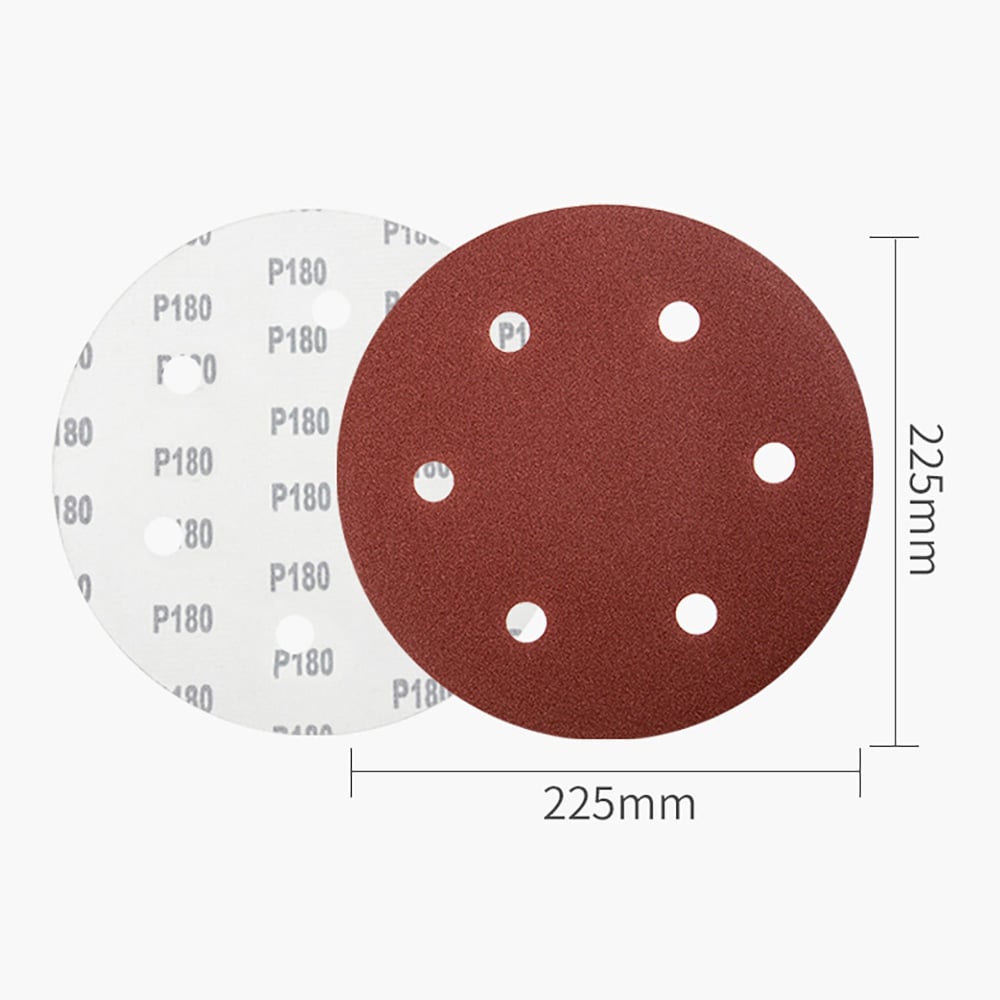 Hiekkapaperi 225mm - 11 eri raekokoa 110-pakkaus