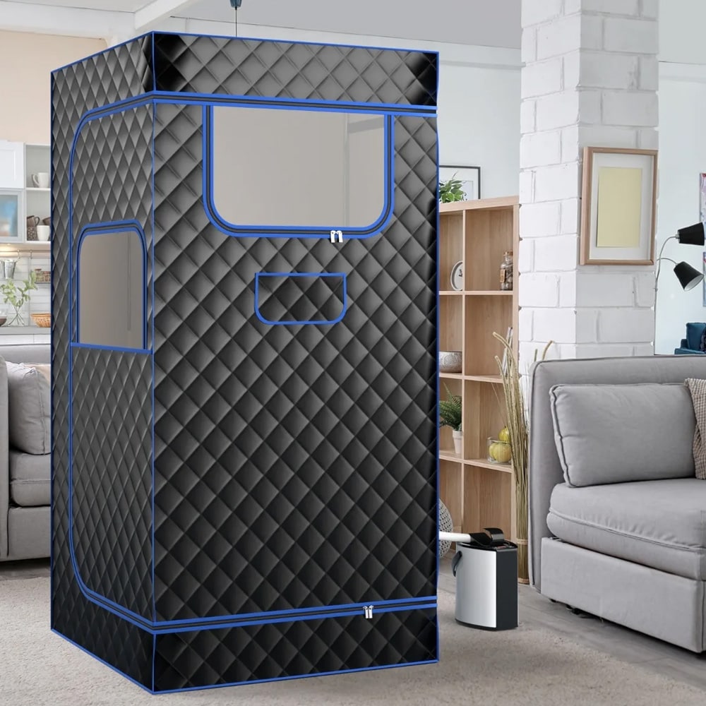 Kannettava höyrysauna 3 litran höyrygeneraattorilla ja täydellisellä lisävarustepaketilla