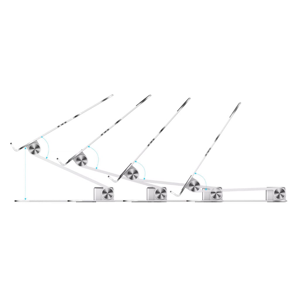 Rapoo UCS-5001 kannettavan teline 5-in-1 USB-C-keskittimellä / tietokoneteline / 100 W PD-läpivienti