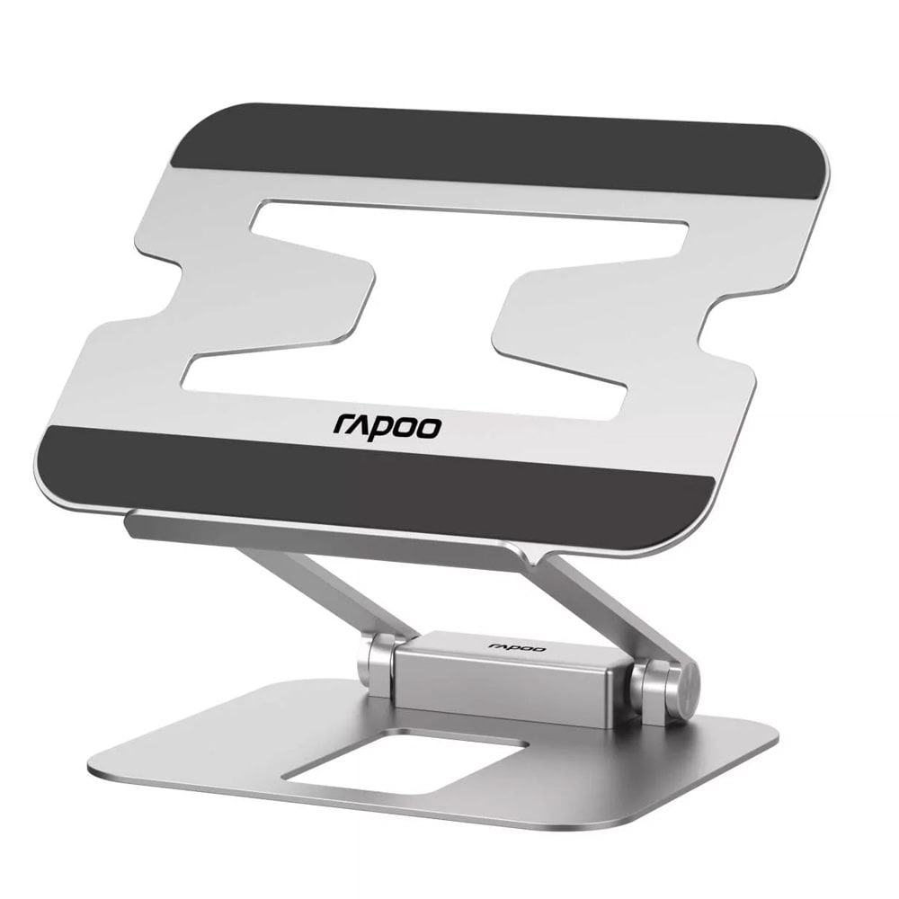 Rapoo UCS-5001 kannettavan tietokoneen jalusta, jossa on magneettinen 5-in-1 USB-C-keskitin ja 100W PD-läpivienti