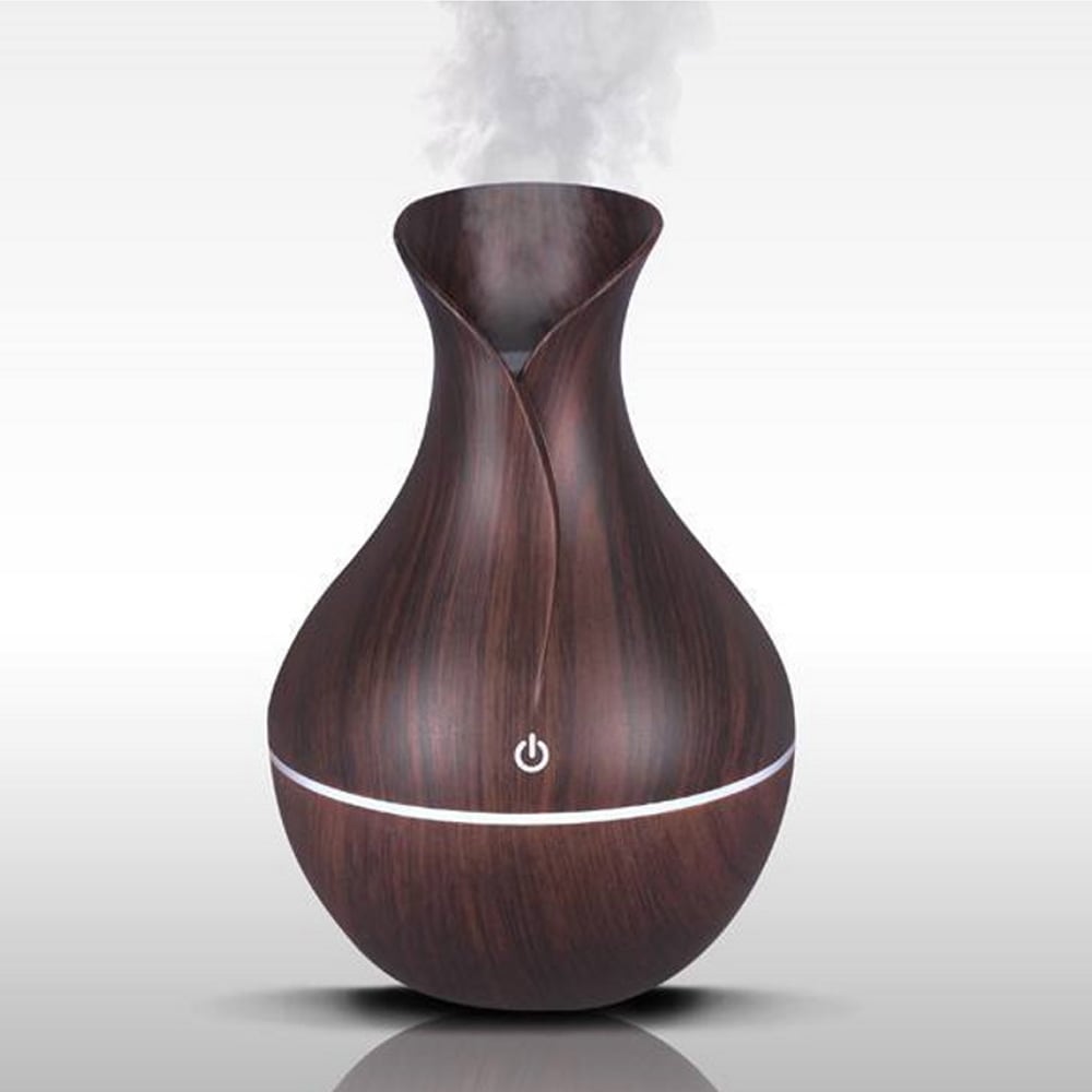 Ilmankostutin tummaa puuta