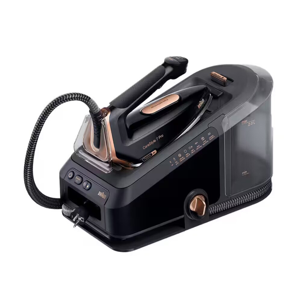 Braun CareStyle 7 Pro IS7286BK höyryasema PowerSteam-teknologialla ja ergonomisella silitysraudalla