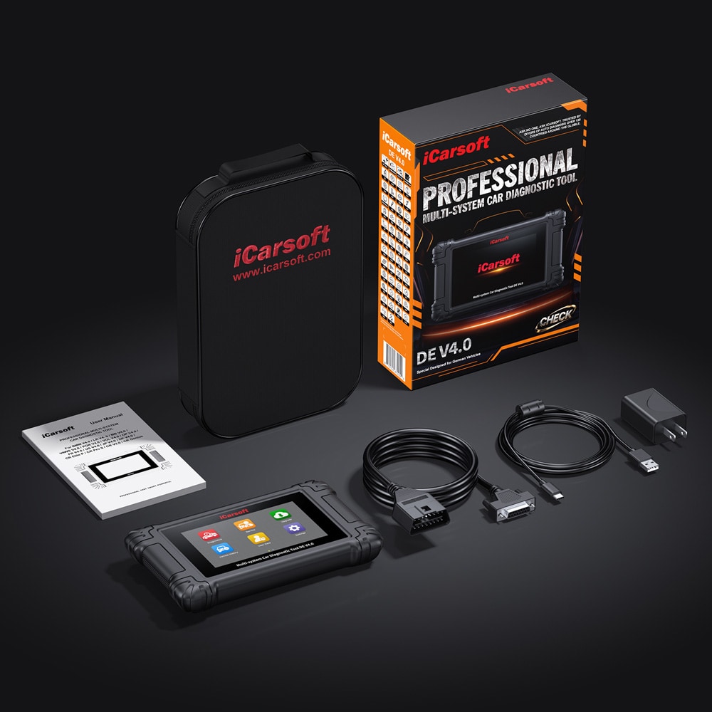 iCarsoft DE V4.0 Auton diagnostiikka Benz/Bmw/VW/Audi/Porsche / OBD2 diagnostiikkatyökalu / vikakoodinlukija auto