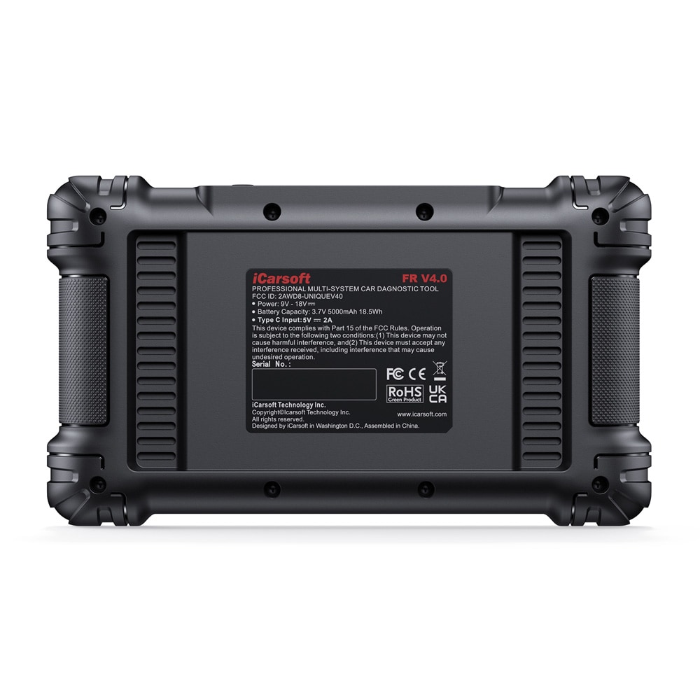 iCarsoft FR V4.0 OBD2-vikakoodinlukija ranskalaisille ja italialaisille autoille