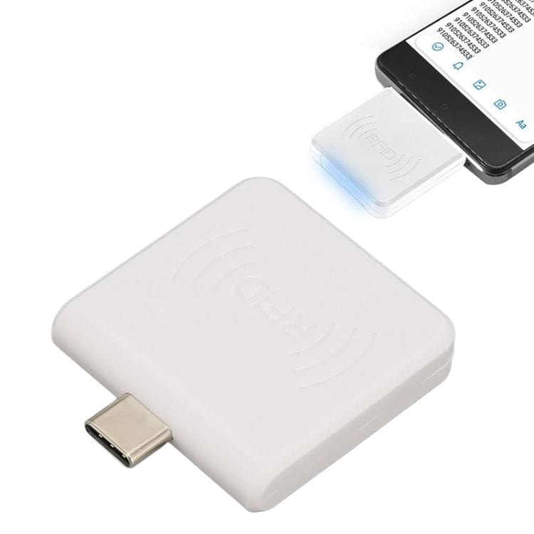 RFID-lukija 13.56MHz / 14443A USB-C-liittimellä varustettuna