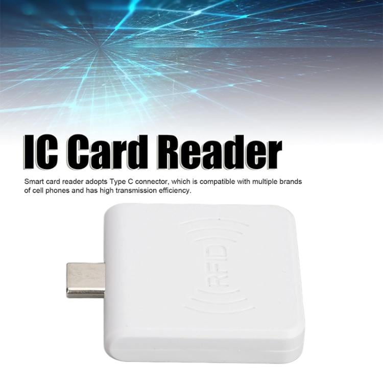 RFID-lukija 13.56MHz / 14443A USB-C-liittimellä varustettuna
