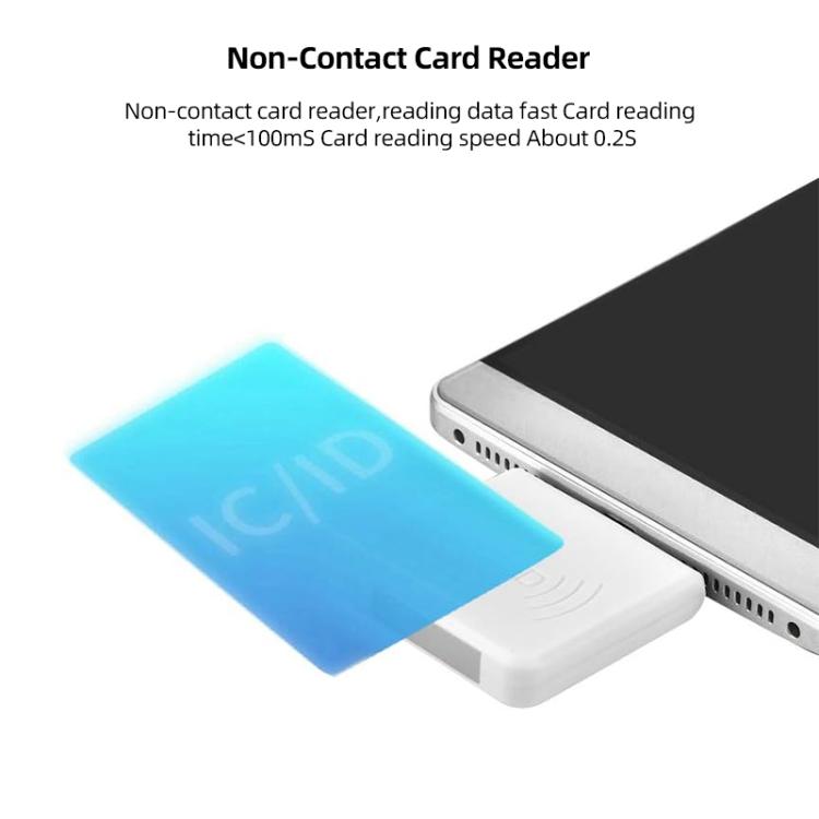 RFID-lukija 13.56MHz / 14443A MicroUSB-liittimellä varustettuna