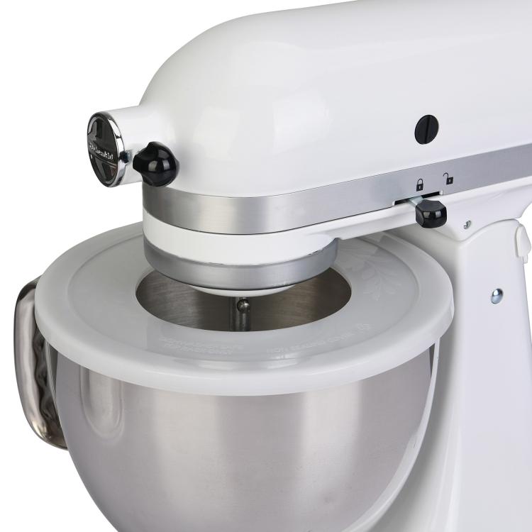Elintarvikeluokan muovinen roiskesuoja KitchenAid 4,5 ja 5 qt keittiökoneeseen