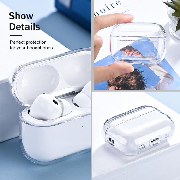 Suojakuori AirPods Pro 3:lle – läpinäkyvä