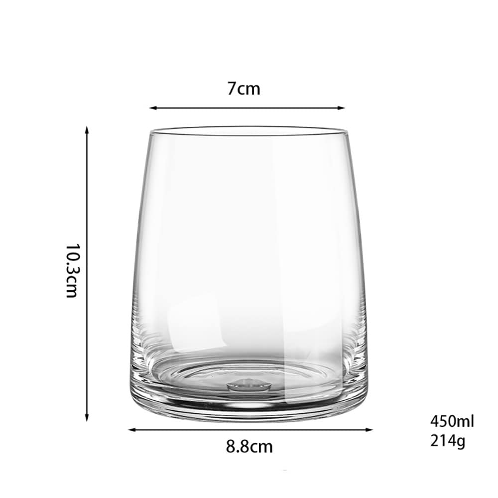 Juomalasit, 6 kpl / ohutseinäiset vesilasit, 45 cl / paksupohjaiset tarjoilulasit / lasit kattaukseen