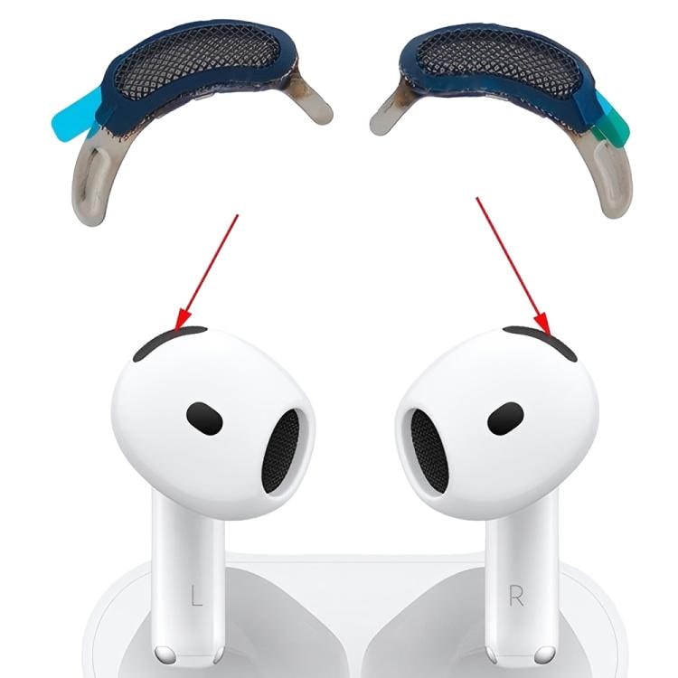 Pölynäytön yläosa Apple AirPods 4 oikealle/vasemmalle puolelle