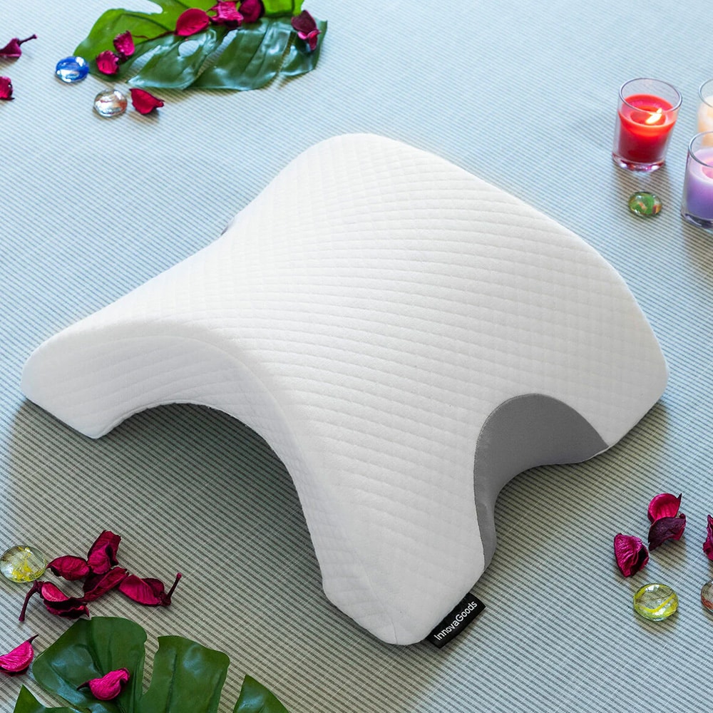 Viskoelastinen niskatyyny pariskunnille ergonomisella muodolla varustettuna