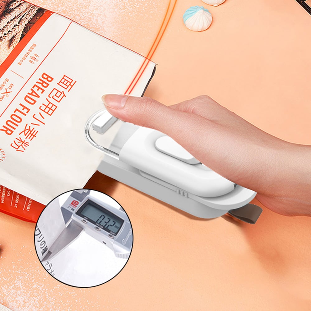 Mini pussinsulkija / Paristokäyttöinen lämpösaumalaite muovipusseille / Pussinsulkija