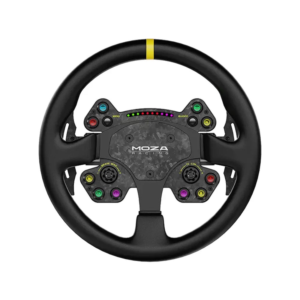 Moza RS V2 33cm kilpaohjauspyörä pikakiinnityksellä ja LED-merkkivaloilla