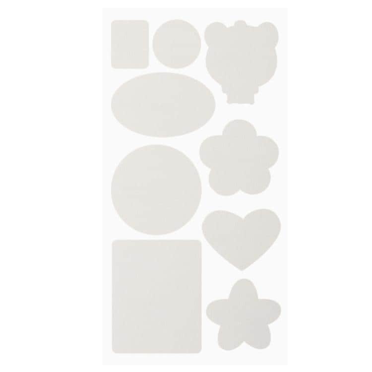 Nahkakorjauslaastarit sohville, nojatuoleille ja autonistuimille 10-pack - Valkoinen