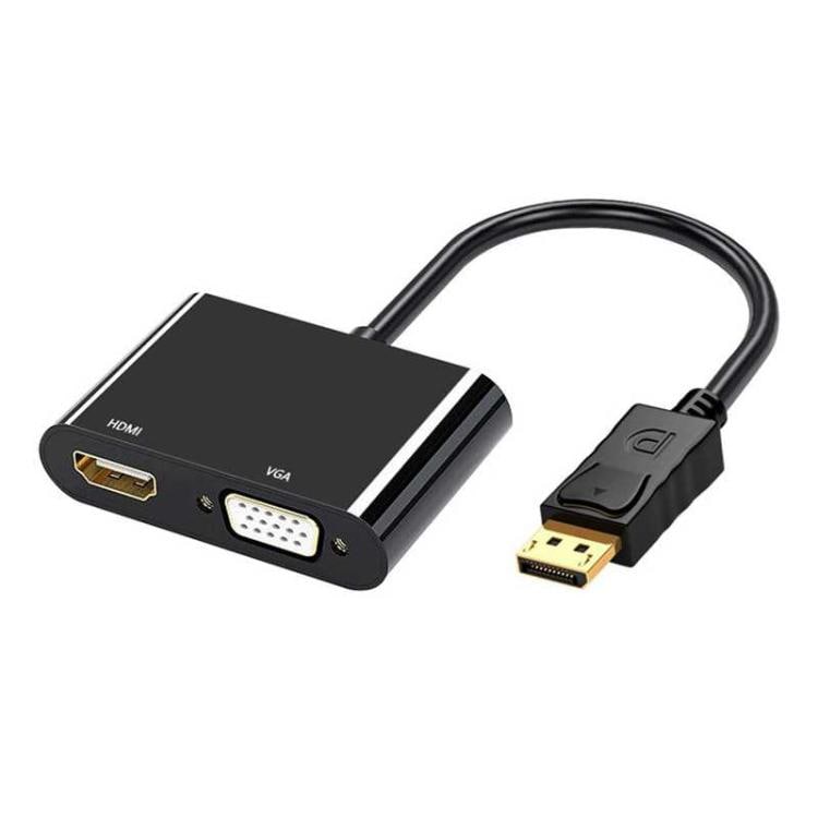 DisplayPort-HDMI ja VGA-sovitin 4K / 1080p:ksi