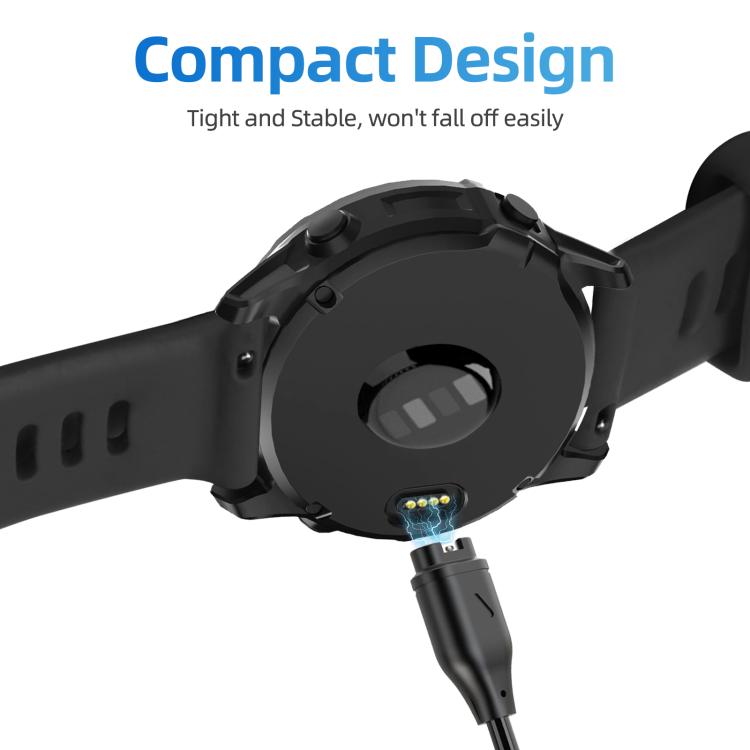 Latauskaapeli Garmin Fenix 8:lle USB-C:llä 1.2m - Svart