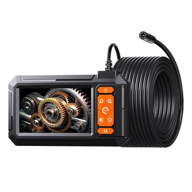 Kannettava tarkastuskamera, jossa on 4,3" näyttö, 8 mm:n objektiivi ja 10 m:n kaapeli