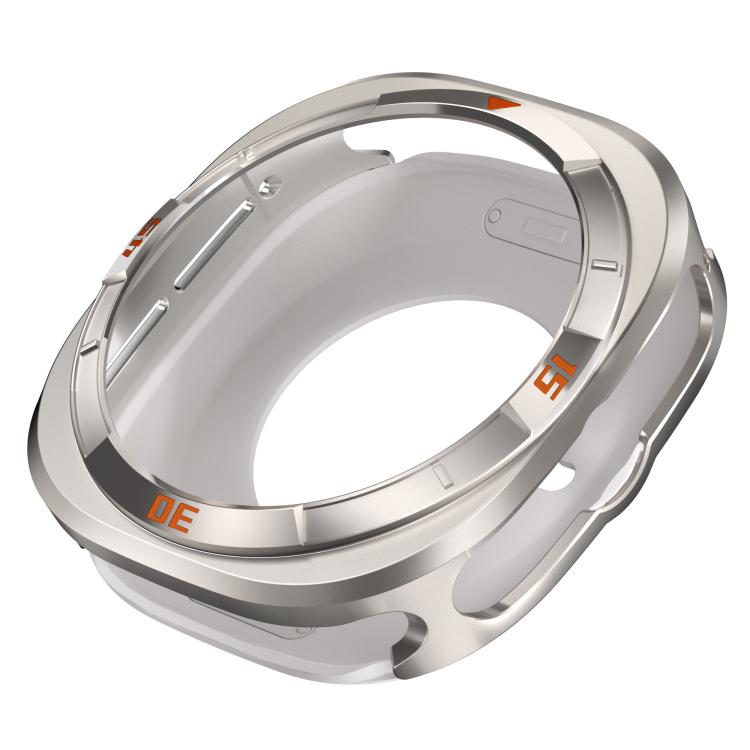 Suojakotelo Samsung Galaxy Watch Ultra 47 mm:lle – Titanium/Orange